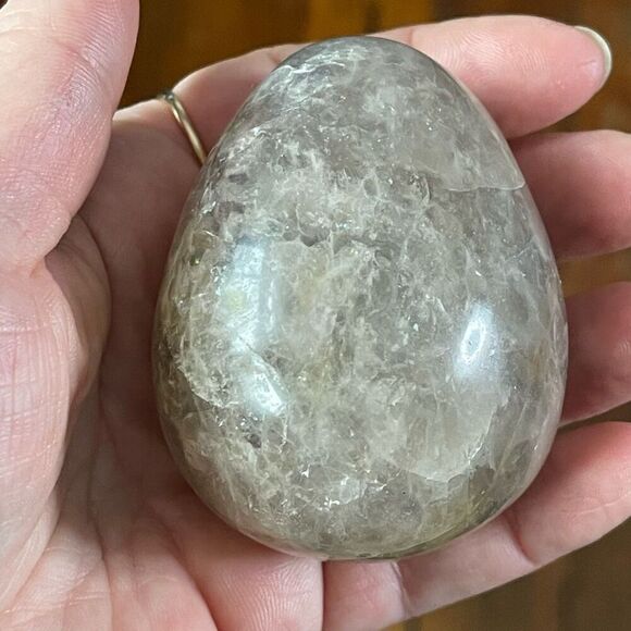 Smoky Quartz egg crystal 2.5” medium  stone healing feng shui - Picture 4 of 15